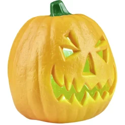 Lampe Halloween à LED forme citrouille orange à poser < Gifi Discount