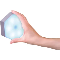 Lampe LED adhésive forme hexagone x3