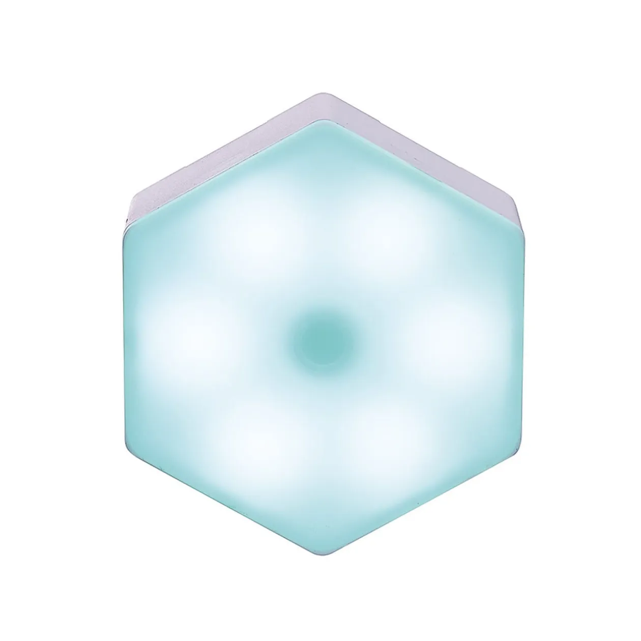 Lampe LED adhésive forme hexagone x3