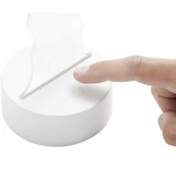 Lampe LED 3D façon origami forme cheval 16x9,8xH15,5cm