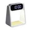 Lampe LED 3en1 horloge numérique et chargeur à induction