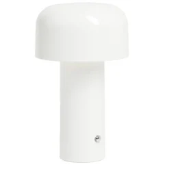 Lampe LED tactile rechargeable blanc Ø12,5xH20,5cm
