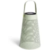 Lampe nomade solaire Faro métal perforé vert Ø12,8xH20cm < Gifi Best
