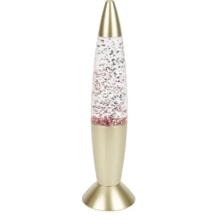 Lampe à paillettes changement de couleur Ø9xH35cm argenté < Gifi Sale