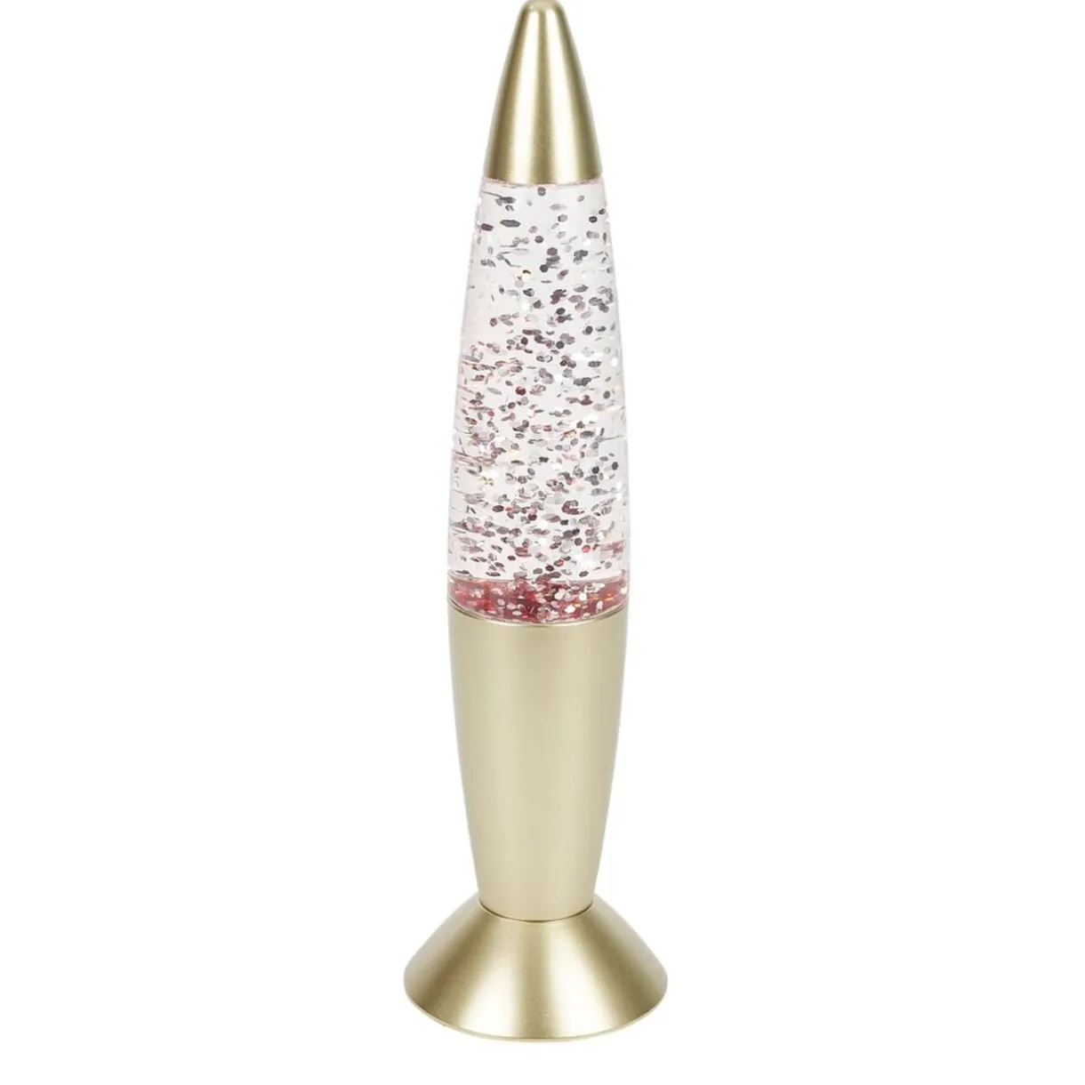 Lampe à paillettes changement de couleur Ø9xH35cm argenté < Gifi Sale