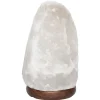 Lampe pierre de sel de l'Himalaya Mességué socle bois Ø13xH24cm < Gifi Hot