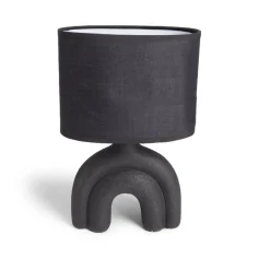 Lampe pont céramique noir 20x10xH30,5cm < Gifi Discount