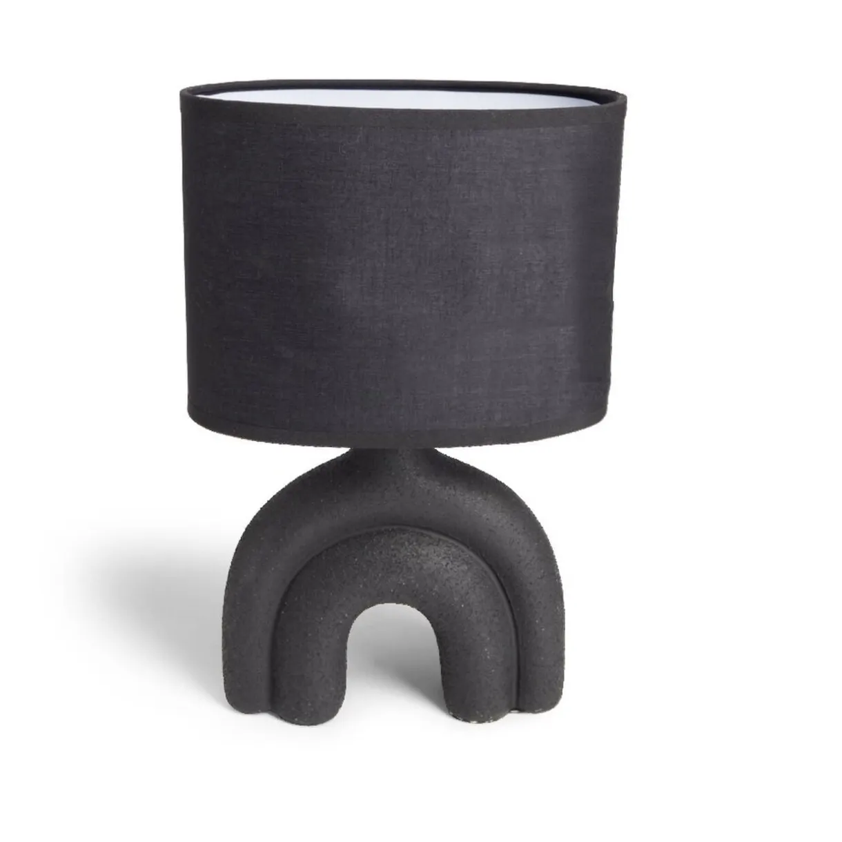 Lampe pont céramique noir 20x10xH30,5cm < Gifi Discount