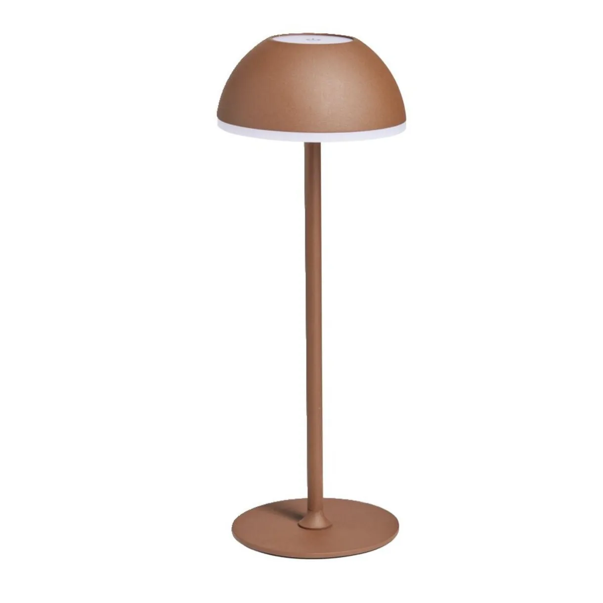 Lampe à poser sans fil tactile et rechargeable USB 3 nuances H37cm Brun < Gifi