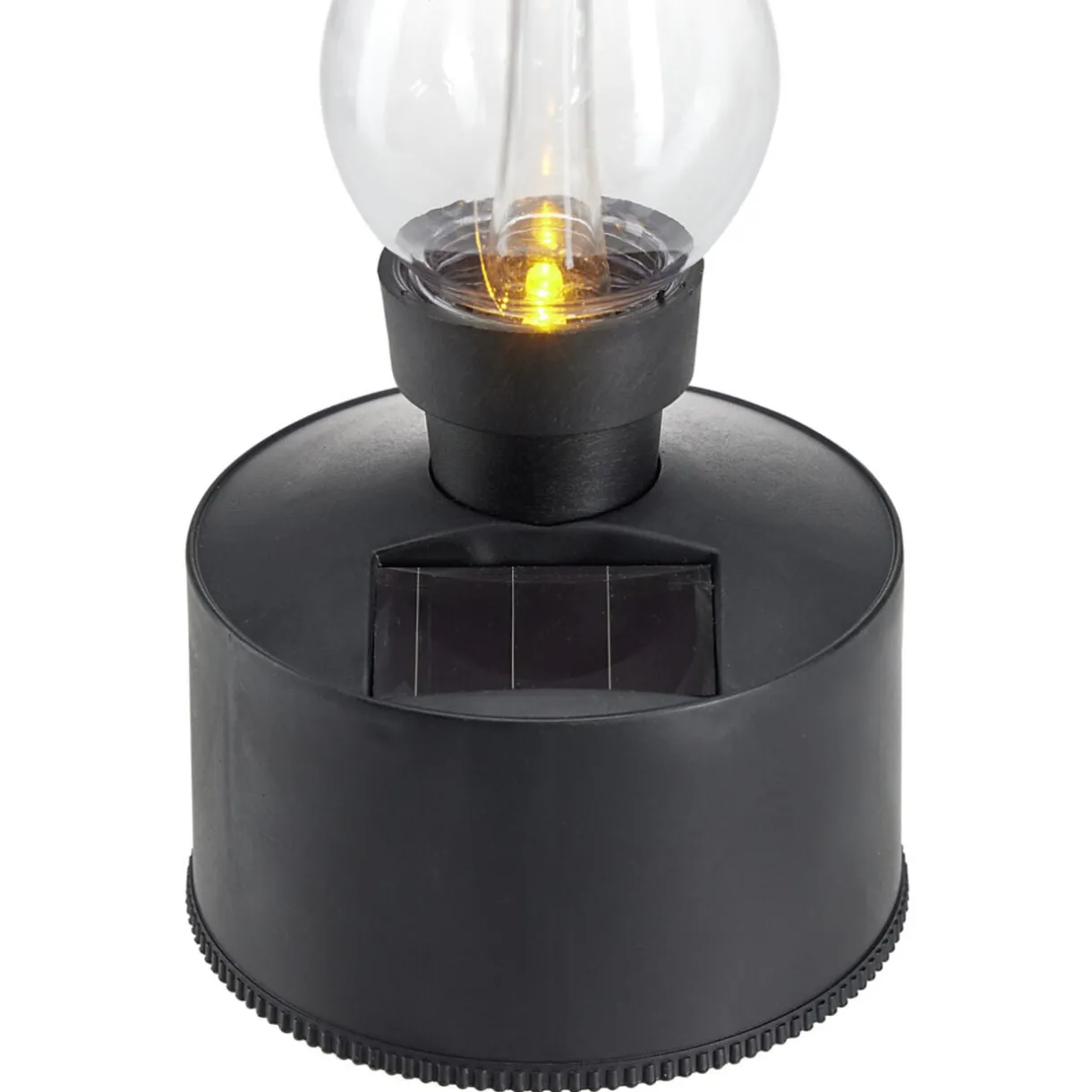 Lampe à pétrole solaire à LED blanc chaud 10x10xH21cm < Gifi Hot
