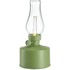 Lampe à pétrole solaire à LED blanc chaud 10x10xH21cm < Gifi Hot