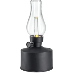 Lampe à pétrole solaire à LED blanc chaud 10x10xH21cm < Gifi Hot