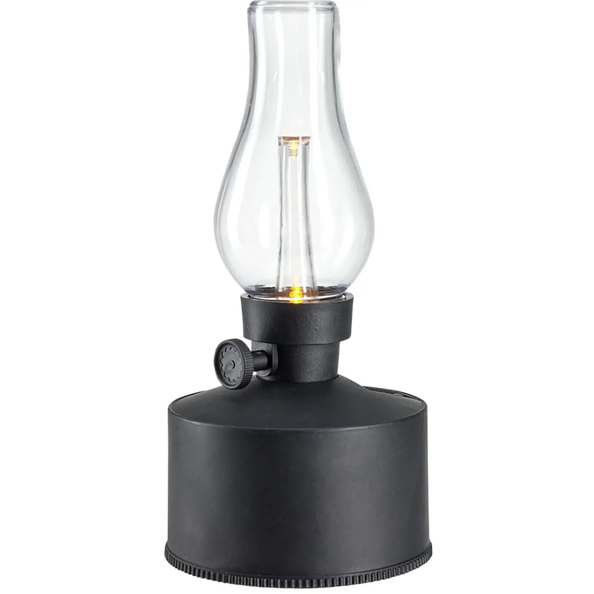 Lampe à pétrole solaire à LED blanc chaud 10x10xH21cm < Gifi Hot