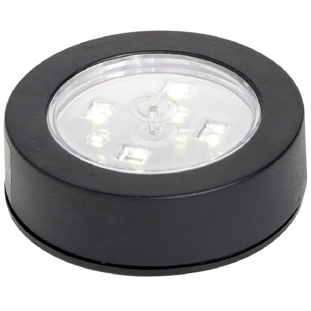 Lampe push 4 led - Ø7x2,4 cm