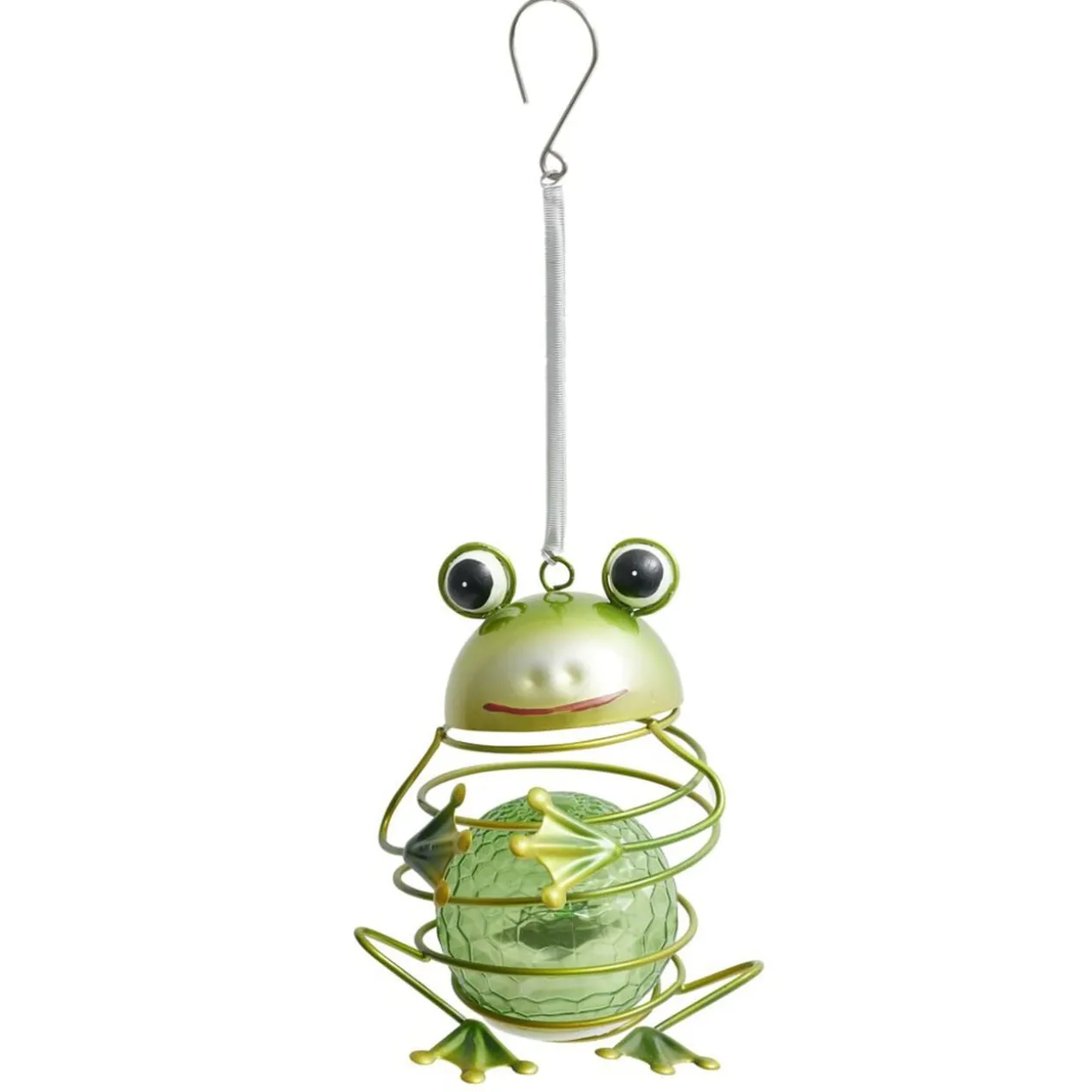 Lampe solaire forme insecte en métal à suspendre 9x8xH11cm (3 modèles)