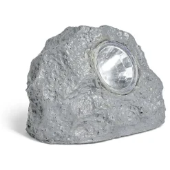 Lampe solaire imitation pierre Ø7xH10cm < Gifi New