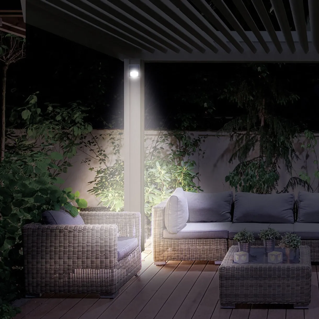 Lampe solaire LED avec détecteur de mouvement 200lms < Gifi Online