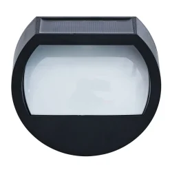 Lampe solaire 2 LED noir