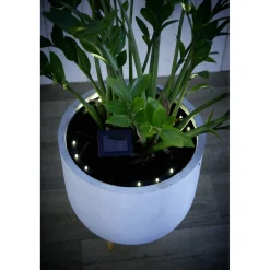 Lampe solaire 12LED spécial pot de fleur 290x5xH14cm