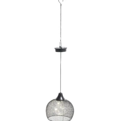 Lampe solaire 5LED à suspendre en métal Ø18,5xH70cm < Gifi Best