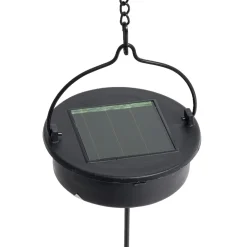 Lampe solaire 5LED à suspendre en métal Ø18,5xH70cm < Gifi Best