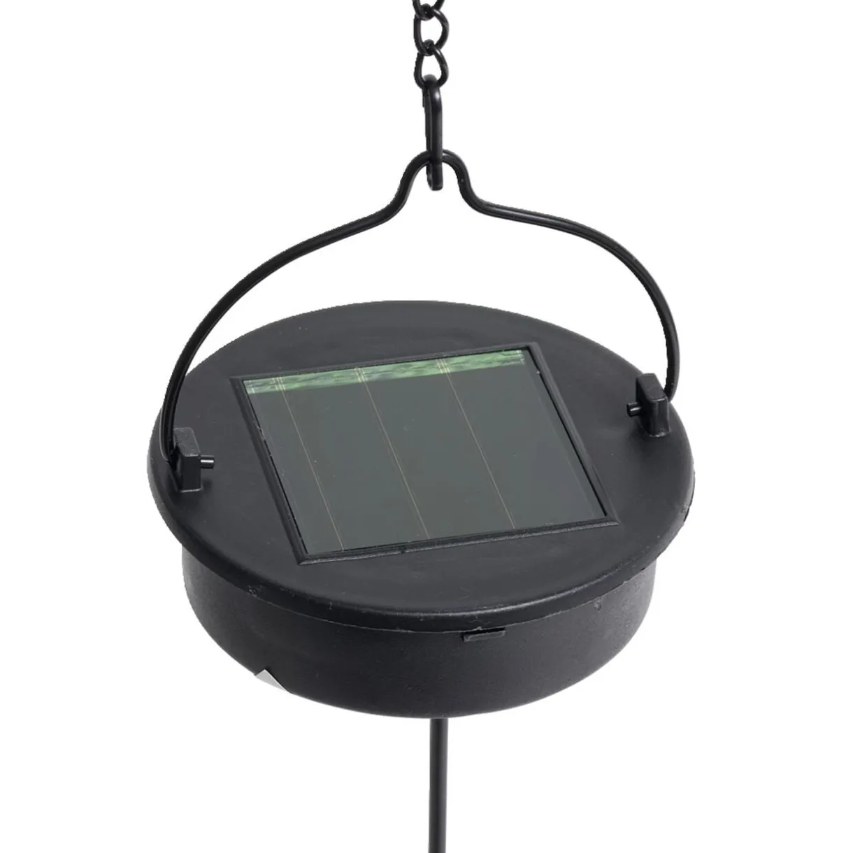 Lampe solaire 5LED à suspendre en métal Ø18,5xH70cm < Gifi Best