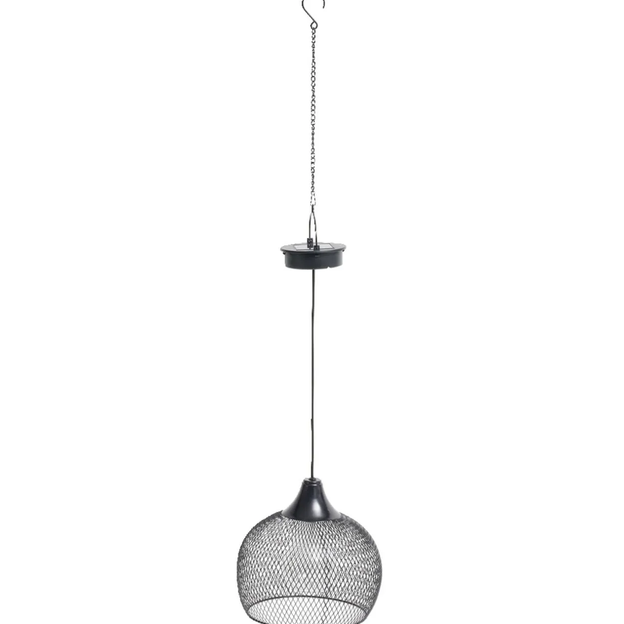 Lampe solaire 5LED à suspendre en métal Ø18,5xH70cm < Gifi Best