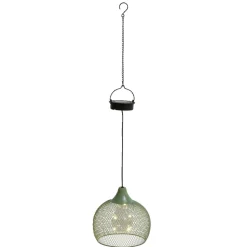 Lampe solaire 5LED à suspendre en métal Ø18,5xH70cm < Gifi Best