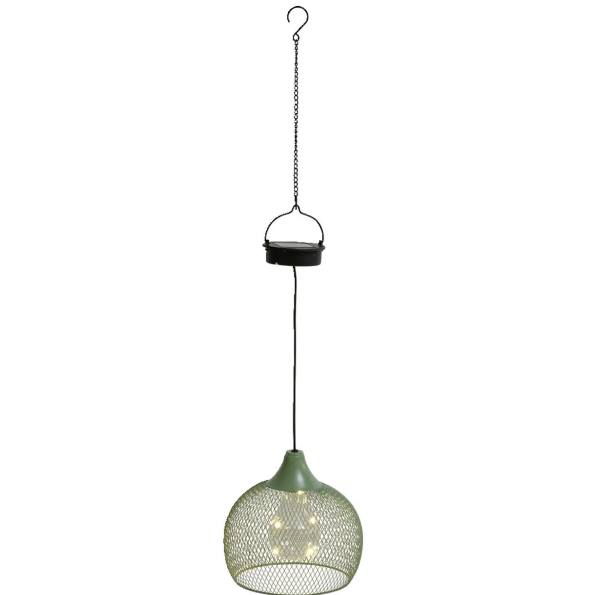 Lampe solaire 5LED à suspendre en métal Ø18,5xH70cm < Gifi Best