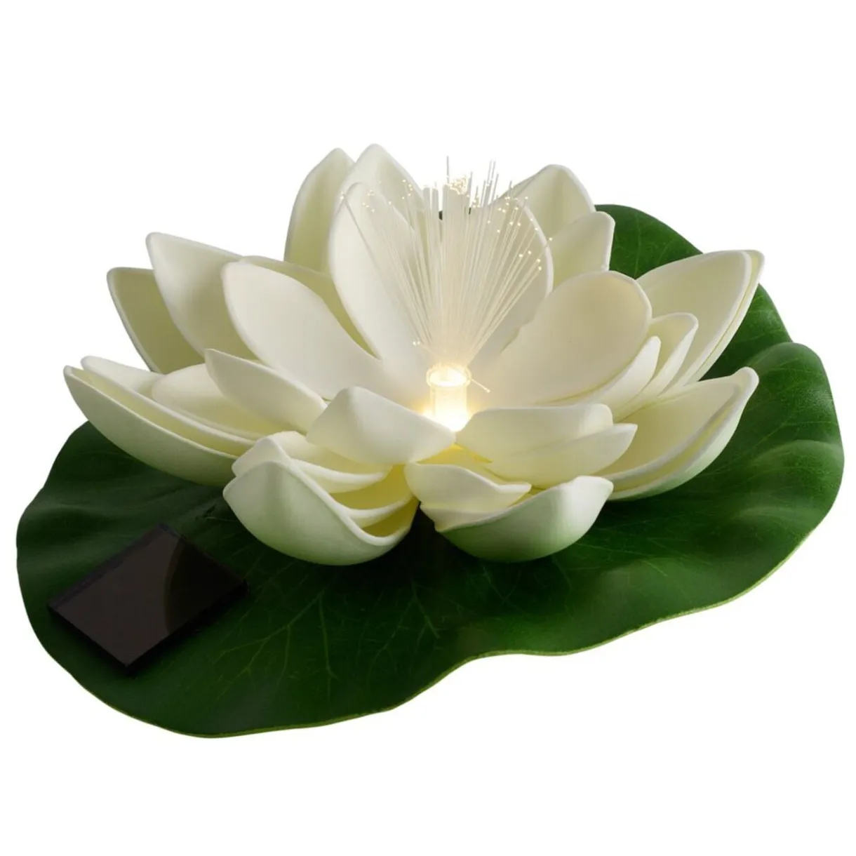 Lampe solaire nénuphar Ø17xH7cm (4 modèles) < Gifi Outlet