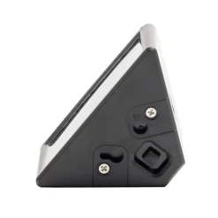 Lampe solaire noire x2 pour escalier 9LED 8,5x5,5xH5,5cm