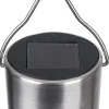 Lampe solaire verre froissé à suspendre
