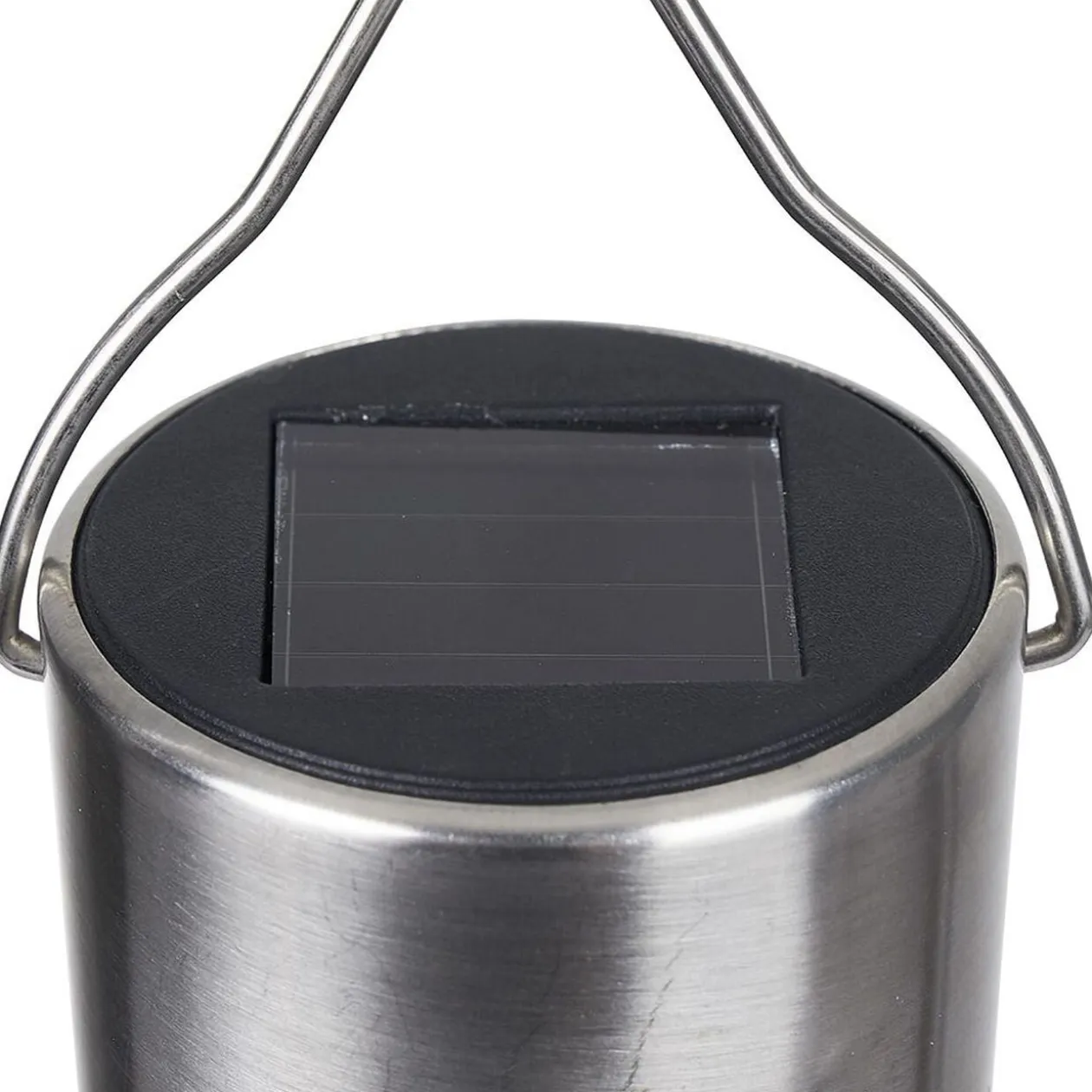 Lampe solaire verre froissé à suspendre