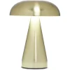 Lampe Suzie tactile métal et plastique doré 3 teintes Ø15,5x20,5cm < Gifi Sale