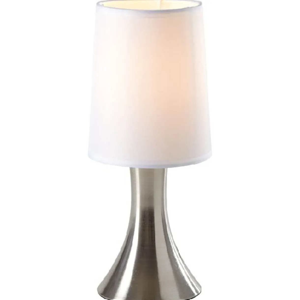 Lampe tactile Touch métal grise et blanche < Gifi Hot