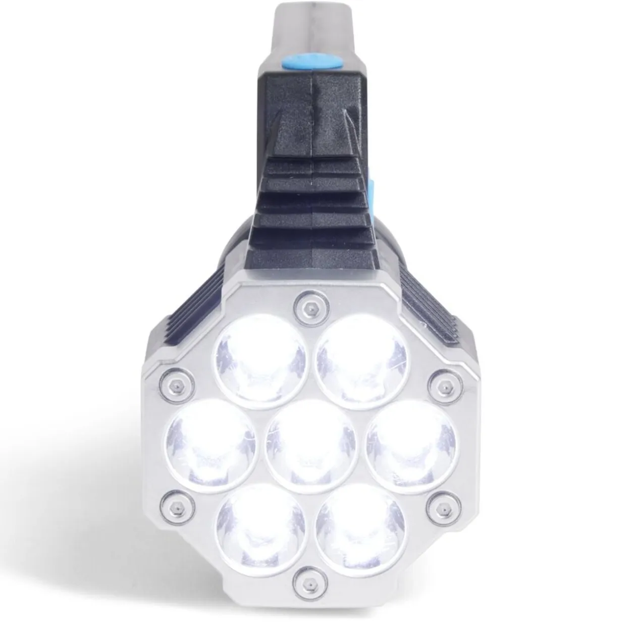 Lampe torche multifonction 3 modes d'éclairages 7LED portée 200m