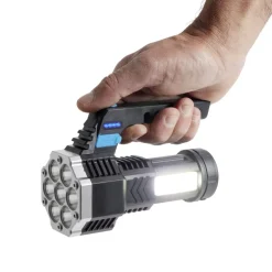 Lampe torche multifonction 3 modes d'éclairages 7LED portée 200m