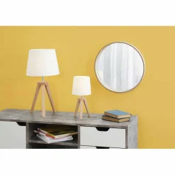 Lampe trépied à poser en bois < Gifi Clearance