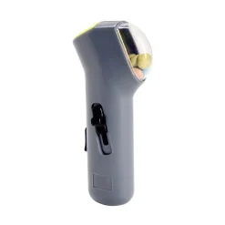 Lance-friandise plastique gris L17cm (2 modèles gris ou orange)