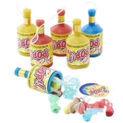 Lance serpentins multicolores Pop x6