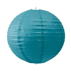 Lanterne chinoise en papier bleu < Gifi Discount