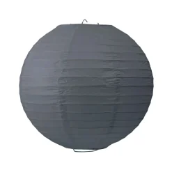 Lanterne chinoise en papier gris