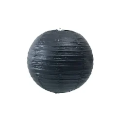 Lanterne chinoise en papier noir
