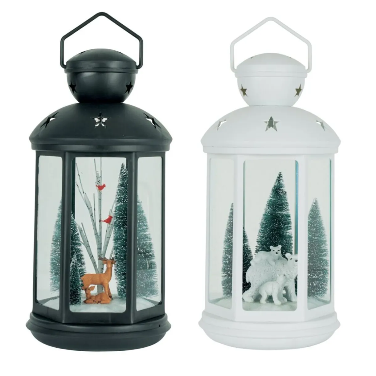 Lanterne de Noël lumineuse à led animé < Gifi