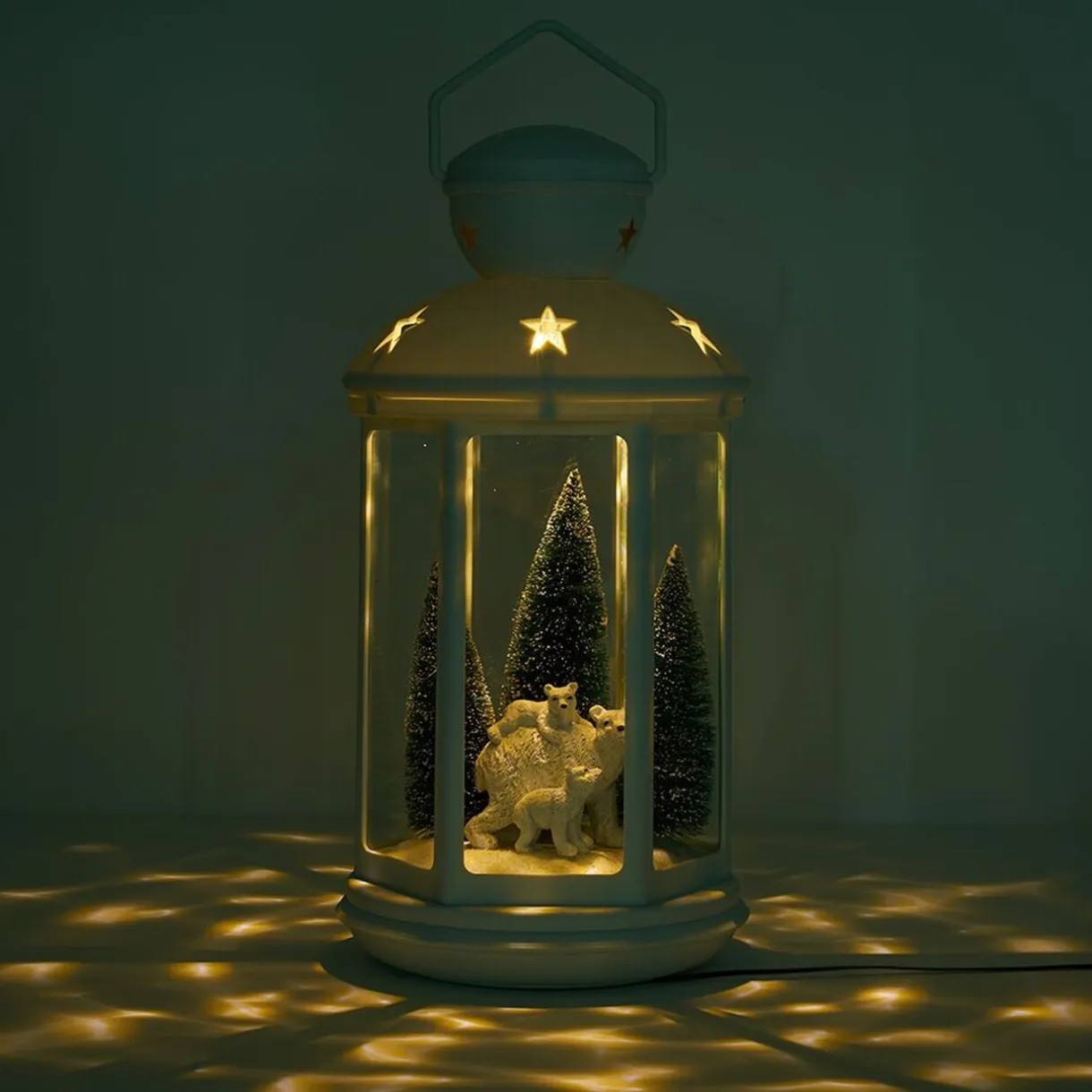 Lanterne de Noël lumineuse à led animé < Gifi