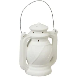 Lanterne LED en céramique blanche < Gifi Sale