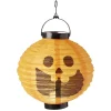 Lanterne lumineuse Halloween à suspendre Ø20xH22cm (2 modèles)