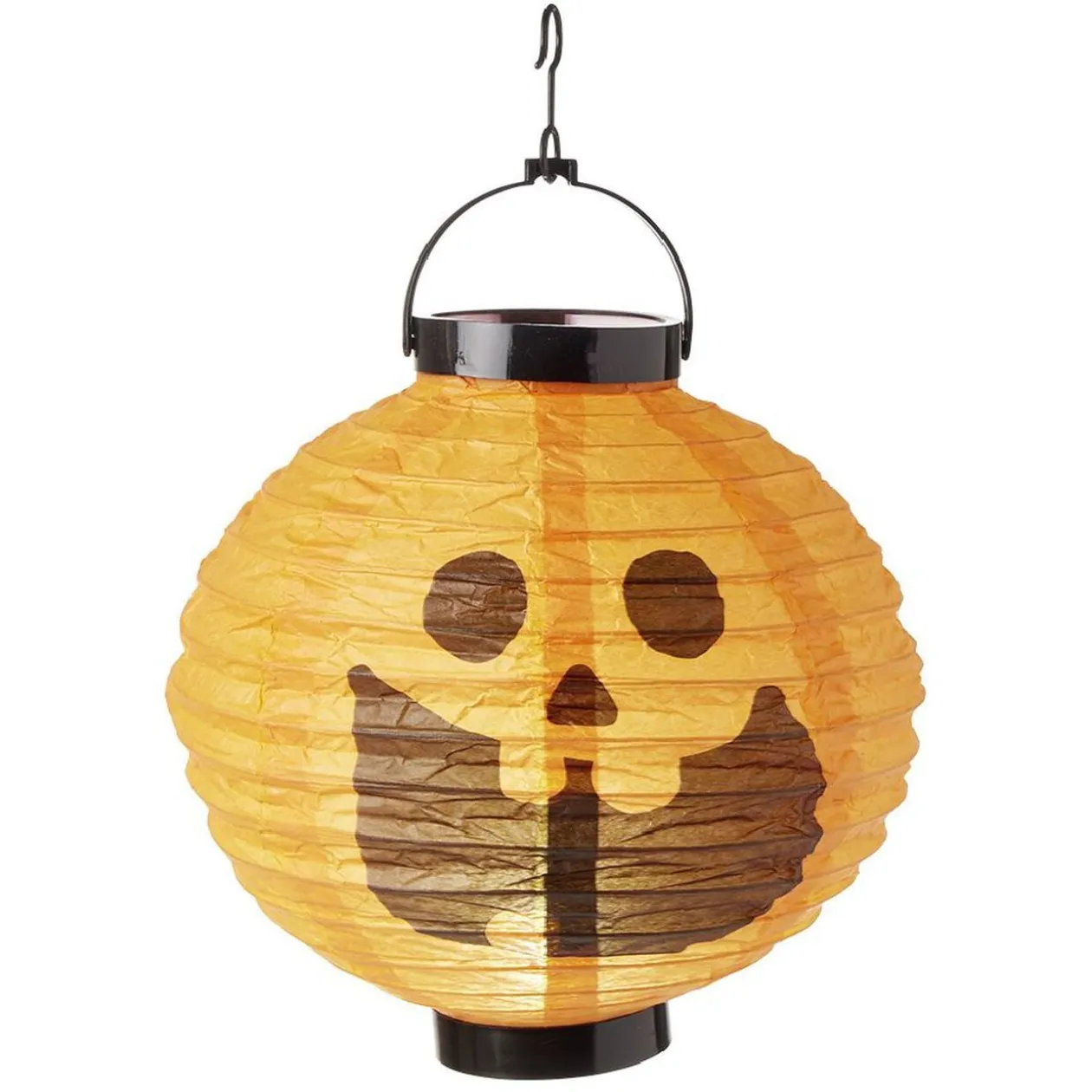 Lanterne lumineuse Halloween à suspendre Ø20xH22cm (2 modèles)