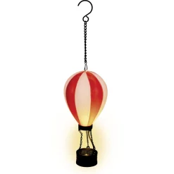 Lanterne solaire à suspendre mongolfière LED H36cm (3 modèles)