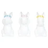 Lapin de la sagesse à poser céramique blanc Ø6xH12cm x3 < Gifi Hot